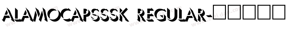 AlamoCapsSSK Regular字体转换